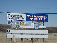 USA - Tucumcari NM - Welcome Sign (21 Apr 2009)